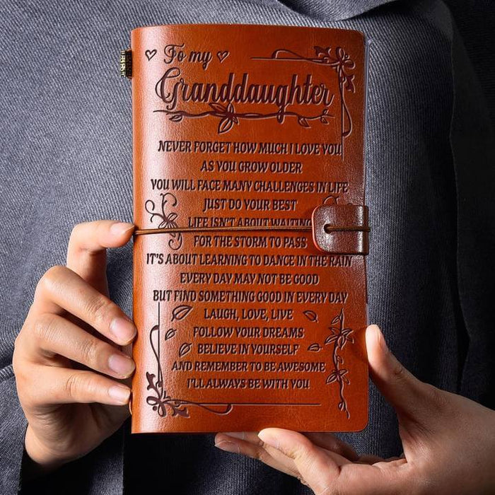 Vintage Engraved Diary