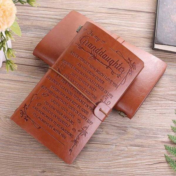 Vintage Engraved Diary