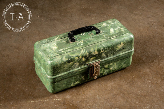 Vintage Psychedelic Green Swirl Expanding Chest