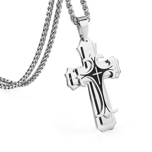 Vnox | Cross Pendant Necklace