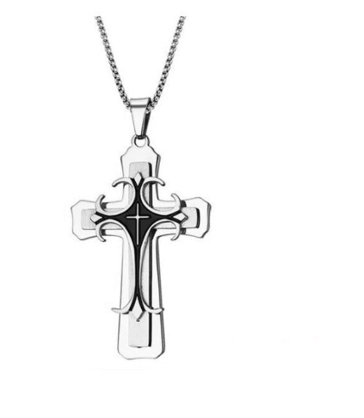 Vnox | Cross Pendant Necklace