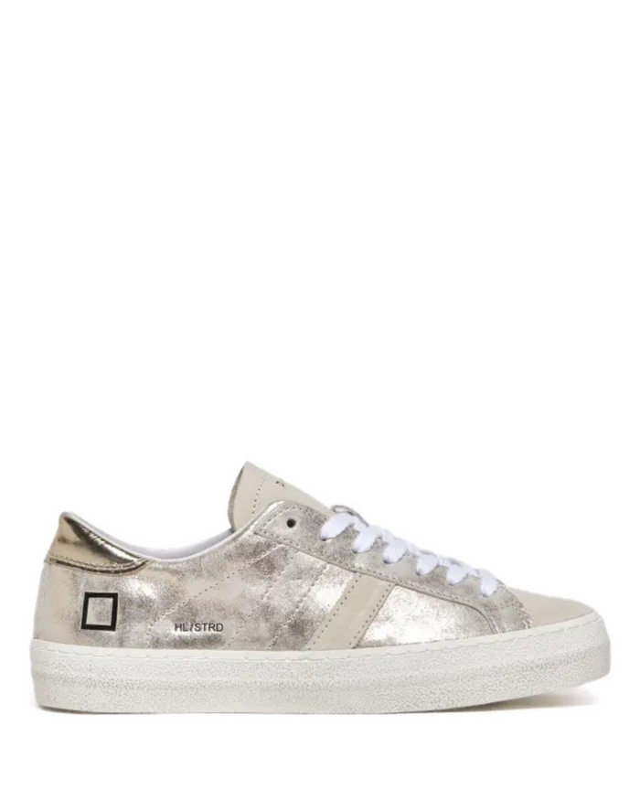 W Hill Low Stardust Platinum Leather