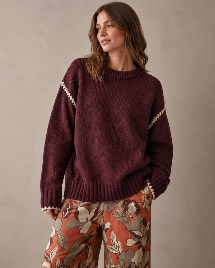 Walnut Pasadena Chocolate Jumper