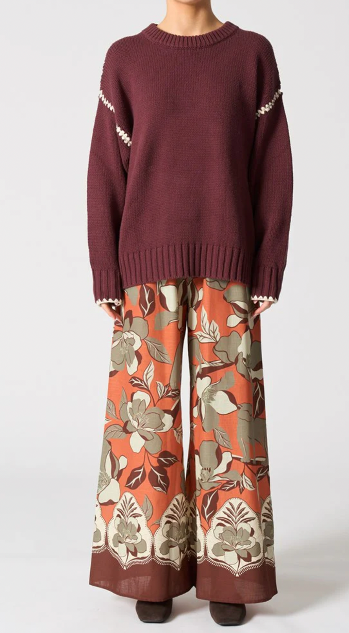 Walnut Pasadena Chocolate Jumper
