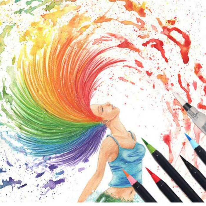 Watercolor brush pens (20-piece set)