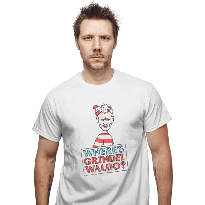 Shirts T-Shirts, Unisex / Small / White Where's Grindelwaldo