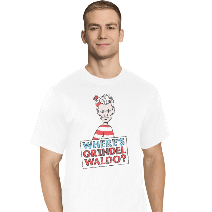 Shirts T-Shirts, Tall / Large / White Where's Grindelwaldo