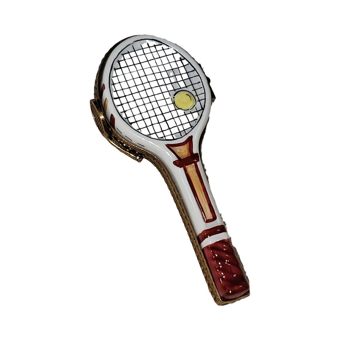 Tennis Racquet Limoges Box Delight Porcelain Limoges sports French Trinket Box