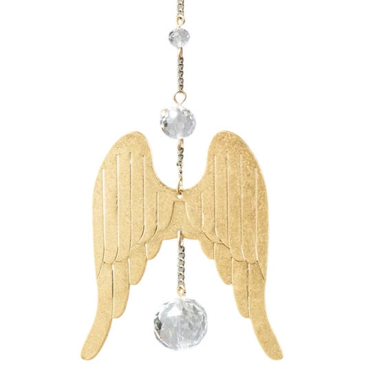 wings protection mini suncatcher healing energy window car accessory scout
