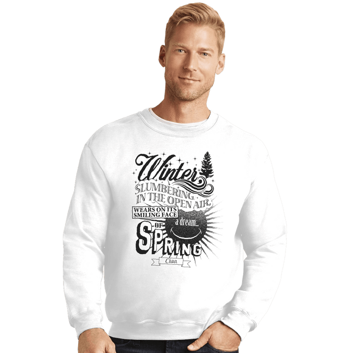 Crewneck Sweater, Unisex / Small / White