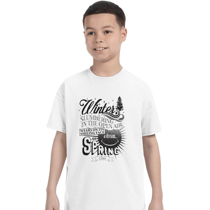 Shirts T-Shirts, Youth / XL / White Winter