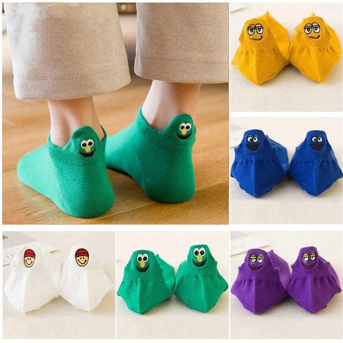 Women Cartoon Ankle Sock