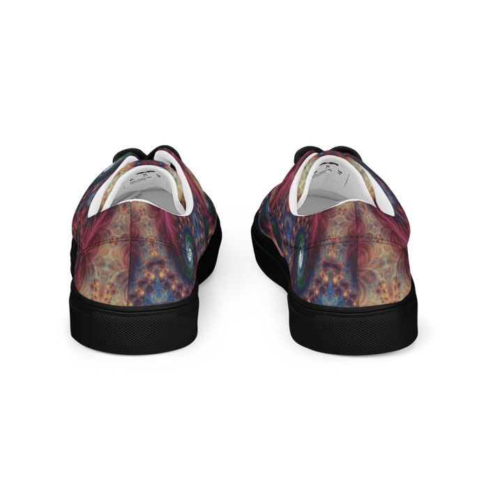 Women's Fractals Multicolor Festival Lace-Up Canvas Shoes