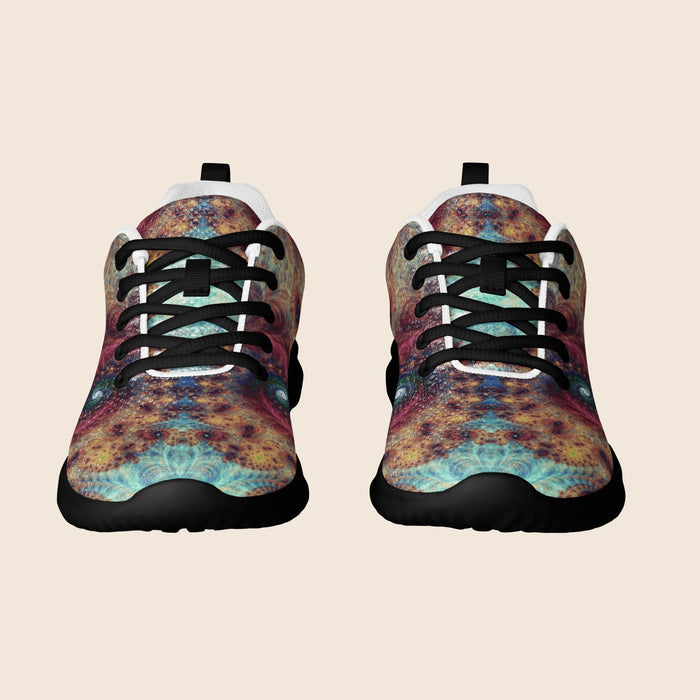 Women's Fractals Psychedelic Print Athletic Shoes