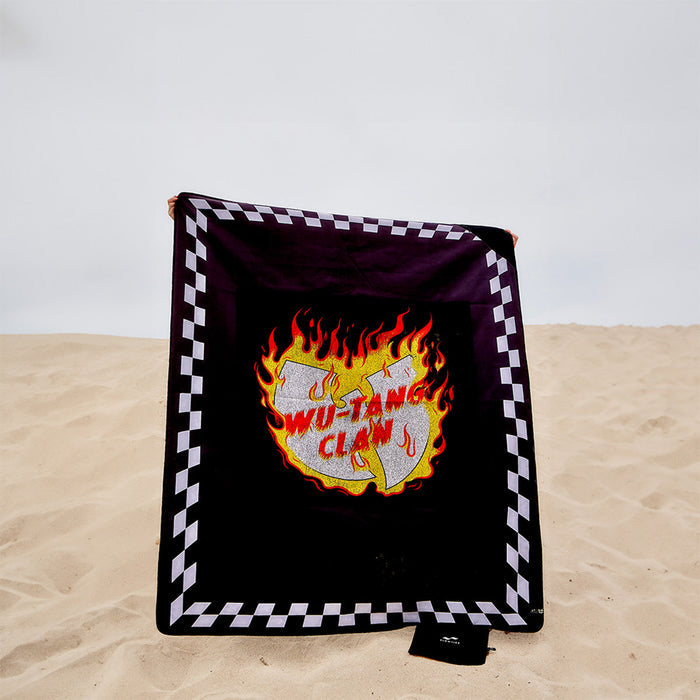 WU-TANG CLAN x SLOWTIDE - BLOCKS ON FIRE QUICK-DRY PICNIC BLANKET