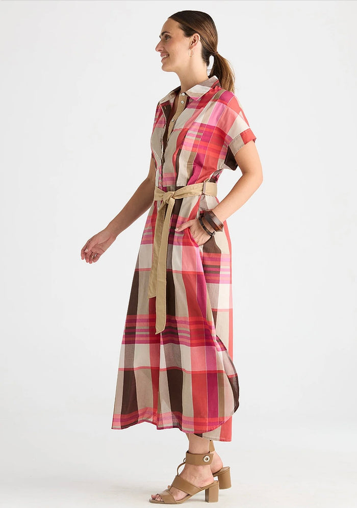 Zaket & Plover Checked Dress
