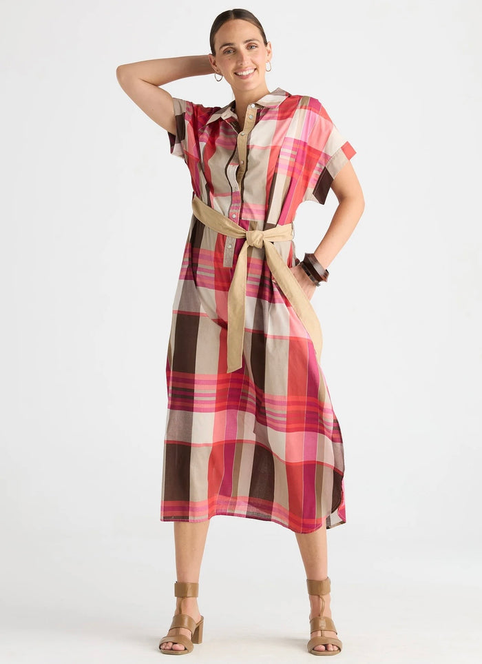 Zaket & Plover Checked Dress