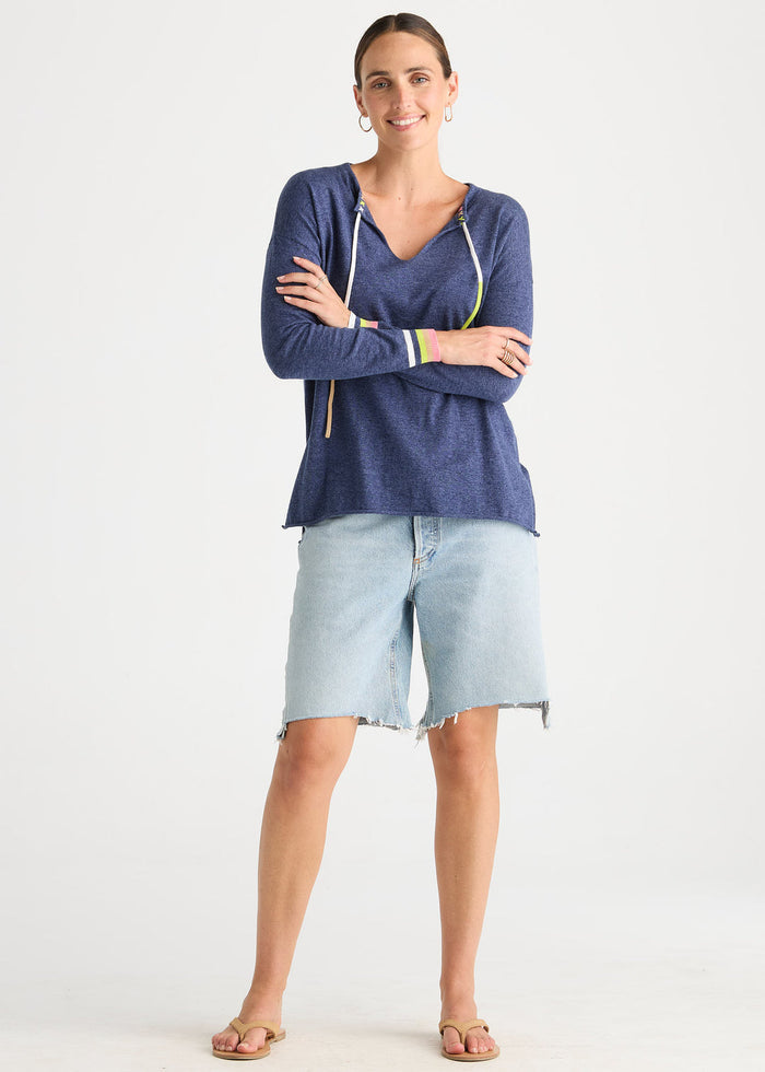 Zaket & Plover Island Tie Top Denim