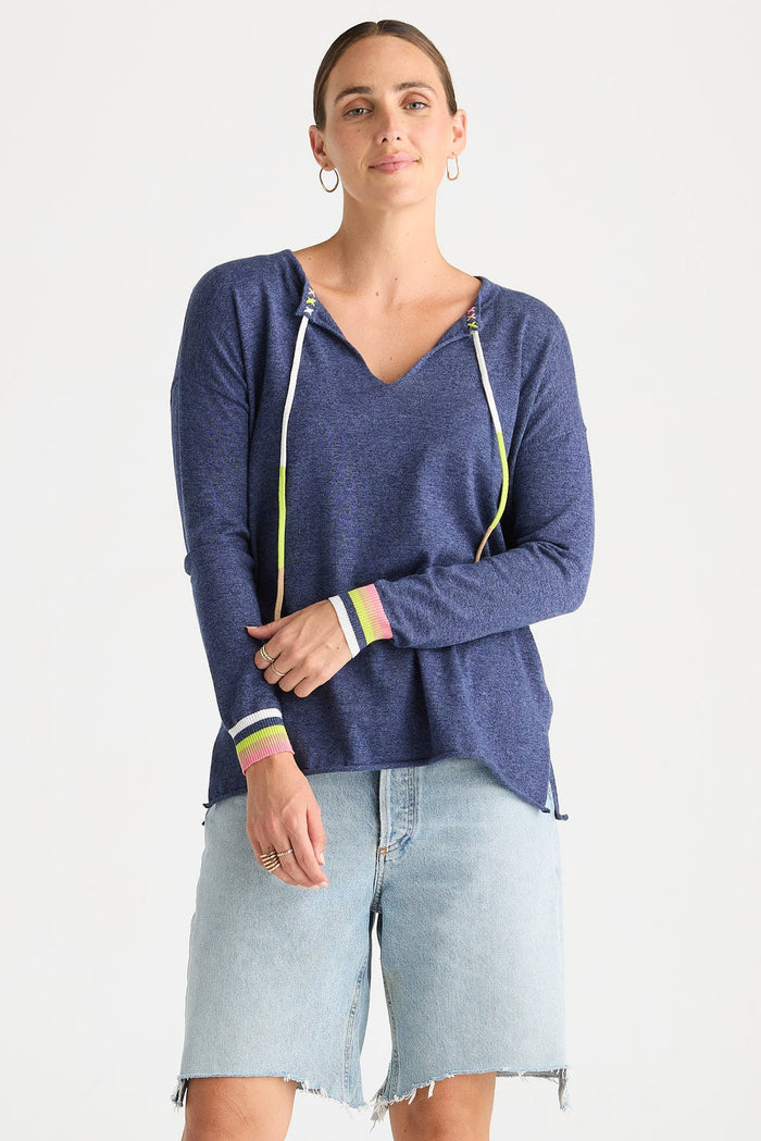 Zaket & Plover Island Tie Top Denim