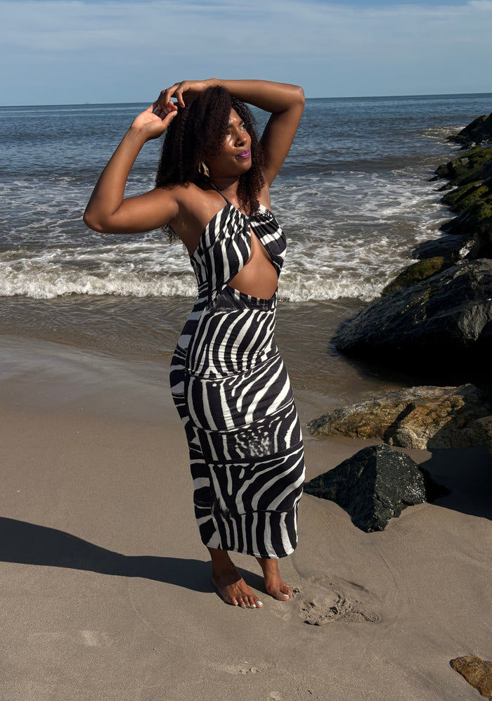Zinae Dream Halter Maxi Dress