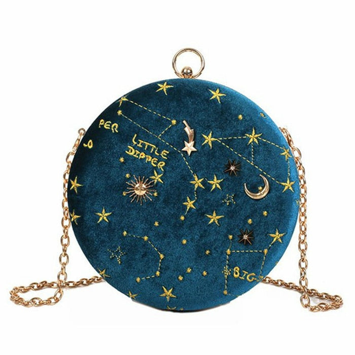 Zodiac Sign Velvet Bag