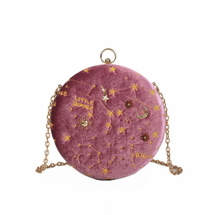 Zodiac Sign Velvet Bag